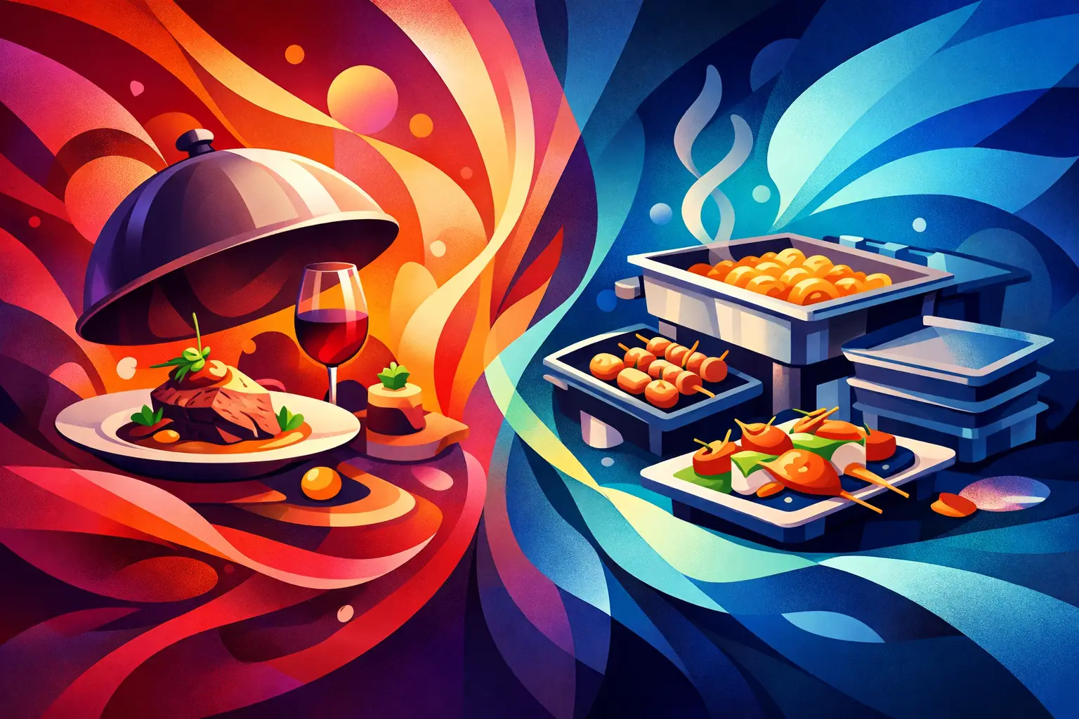 Chef Curated Menu vs Standard Catering