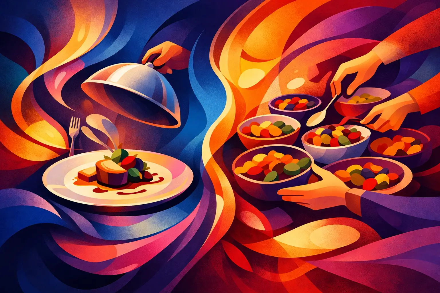 Plated Service vs Family Style for Elegant Events