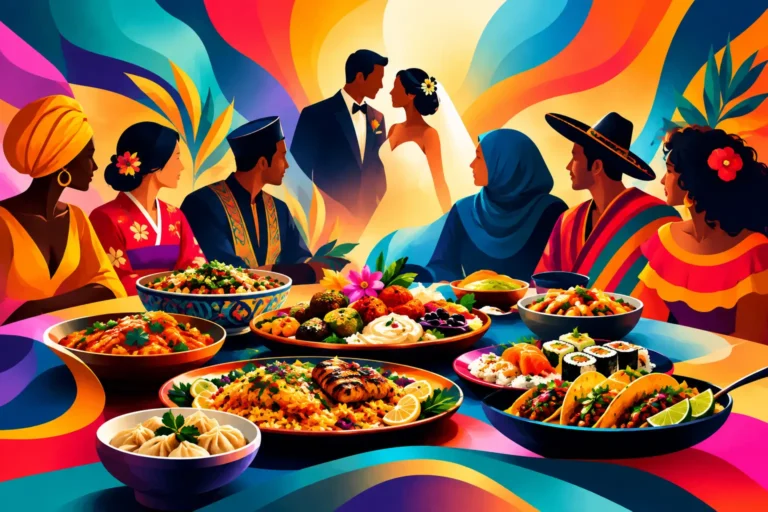 A Multicultural Wedding Menu Example Guests Remember